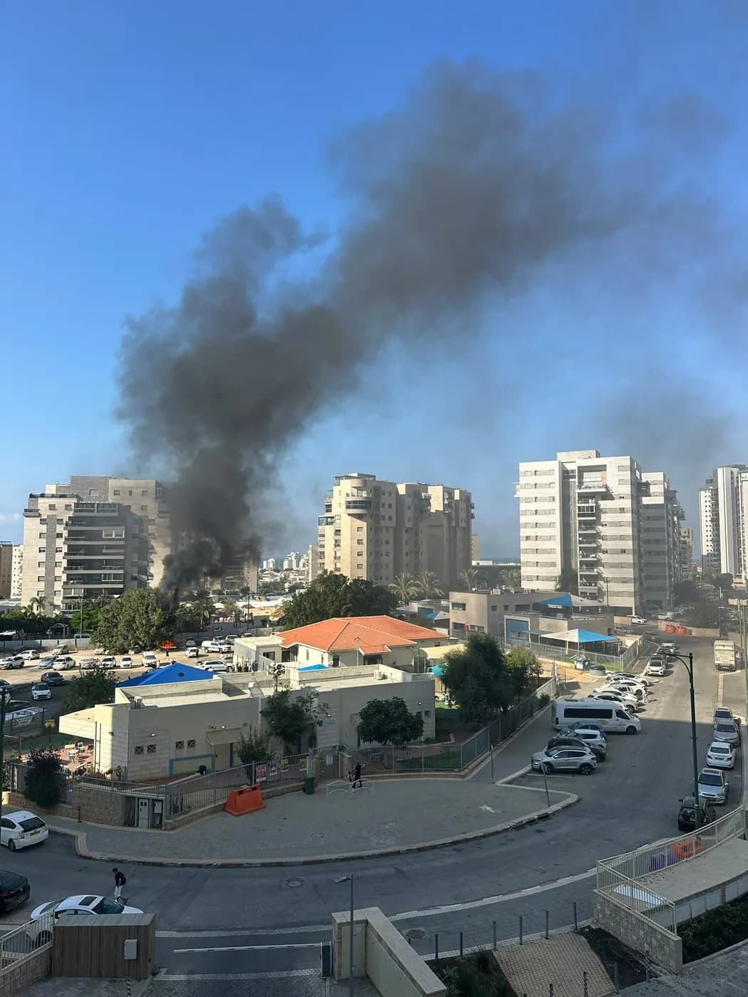 🔥 Пожар автомобиля в районе Барнеа в Ашкелоне